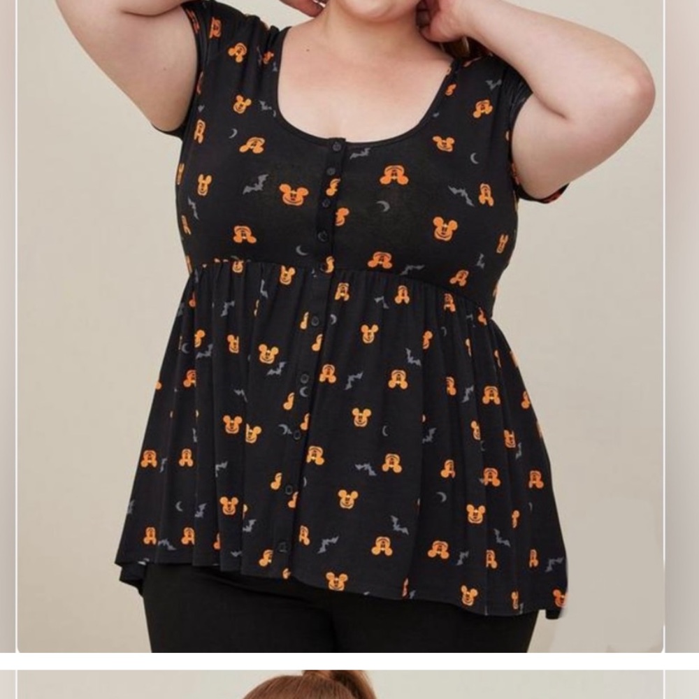 Torrid Disney Pumpkin Shirt